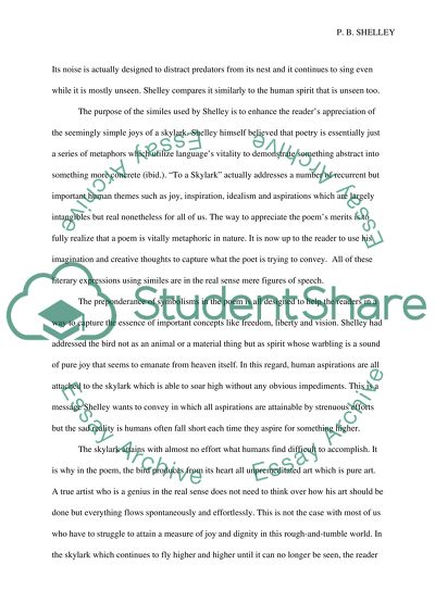 Percy Bysshe Shelley