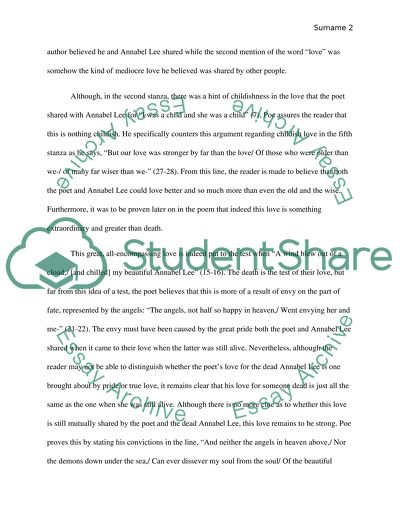 Edgar allan poe research paper