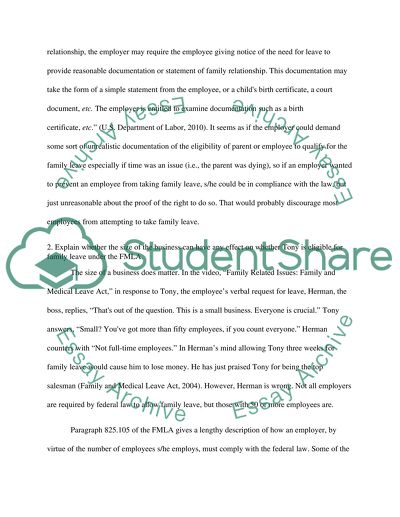 Family Related Issues