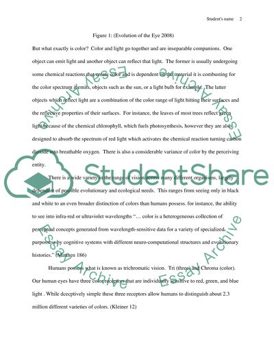 The perception of color