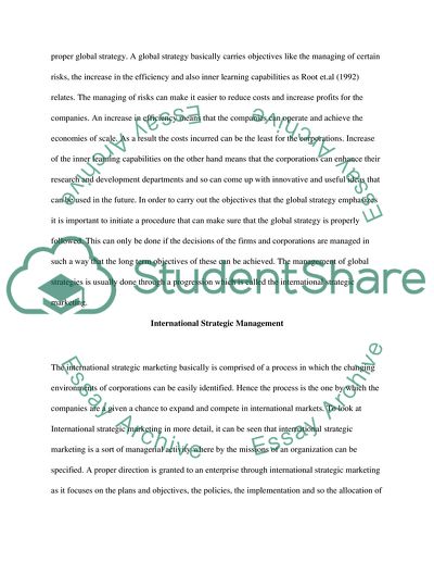 Standardization of the Brand in the Context of International Strategic Marketing