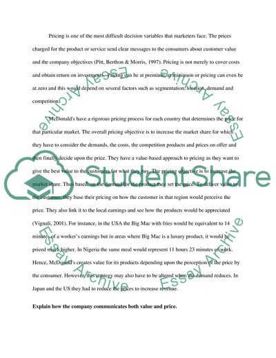 How Well Does the Company Create Value for Its Market Segments