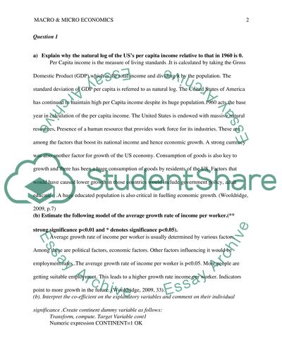 Macro and Micro Economics