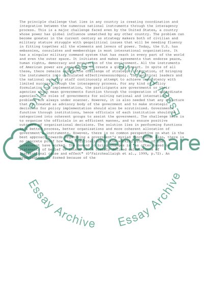 Interagency Networks