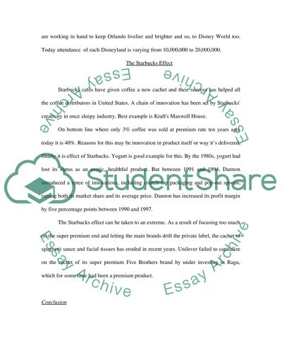 Managerial Economics - Disney World