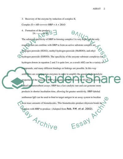 Analysis of Enzyme-Linked Assays