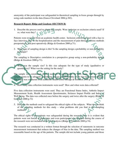 Types of Sampling Design