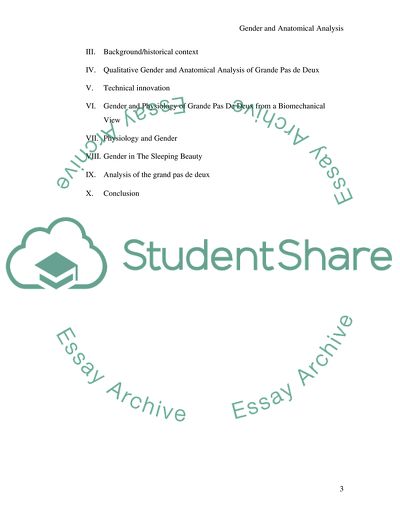 Gender and Physiology of the Grande Pas de Deux in Marius Petipas Sleeping Beauty