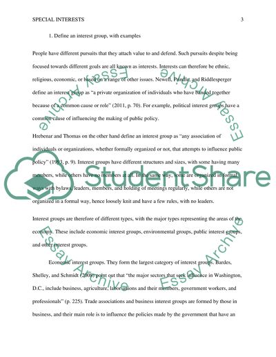 Formation of Groups of Interest