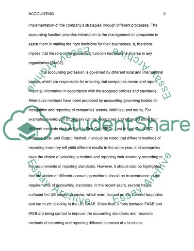 Accounting Final Common Assessment Paper