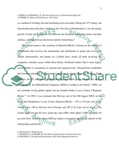 The Globalisation Myth