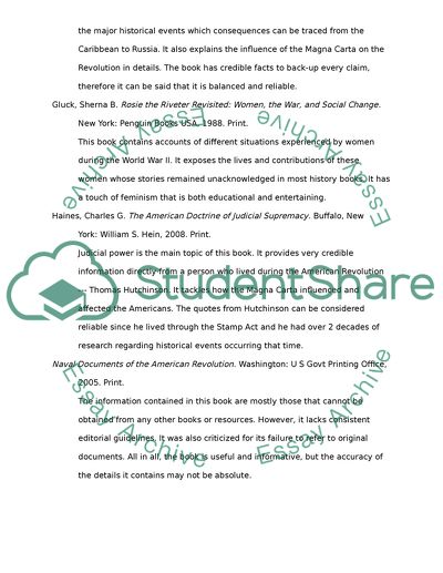 A Diplomatic History of the American Revolution