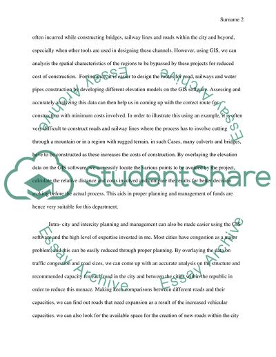 GEOGRAPHIC INFORMATION SYSTEMS (GIS)