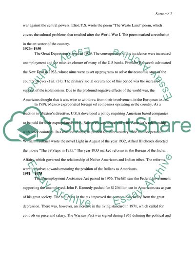 FINAL EXAM PAPER. strengths and weaknesses in american society between 1900 and present