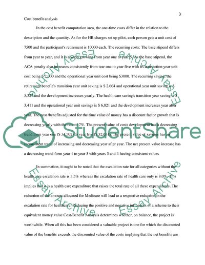 Cost-Benefit Analysis