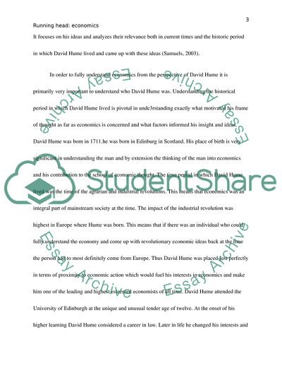 The Schools of Economic Thought