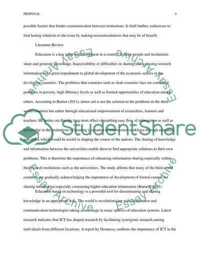 Communication Barriers between Universities in the Third World Countries