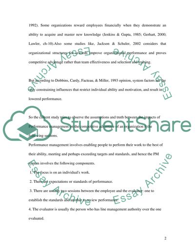 Performance Measurement