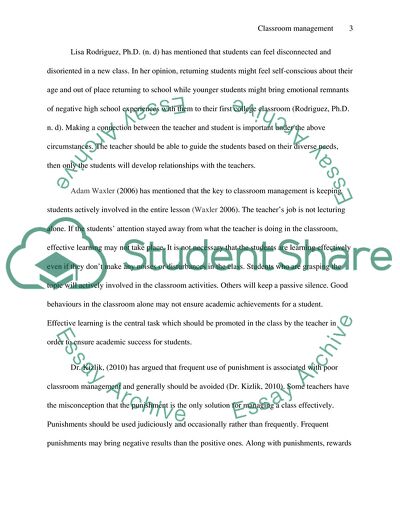 Classroom Management Skills in Fostering Academic Achievements