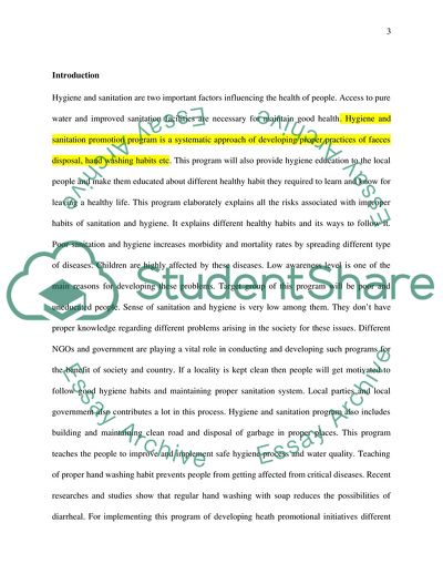 Local Initiative Action Plan is Health Promotion