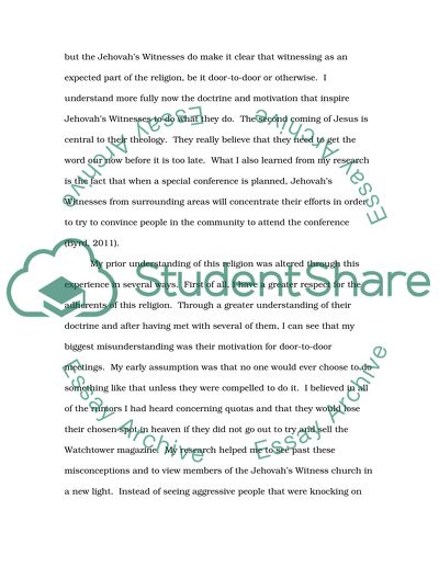 Jehovah Witnesses Religion