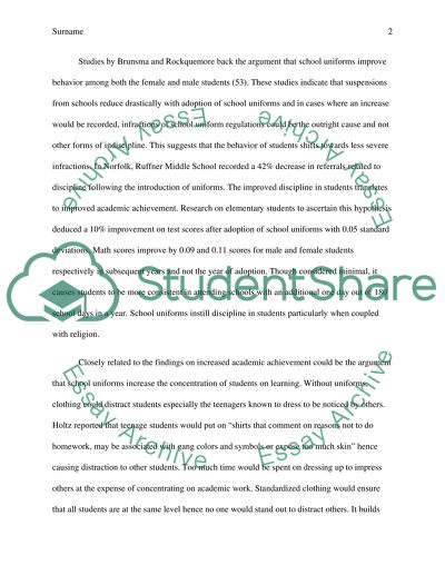 Importance of Uniforms in Schools