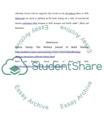 The Social Impact of Gansta Rap