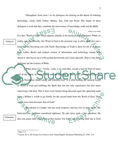 Character and Narrative Function of Nicodemus