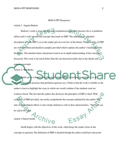 Evidence-Based Practices: A Critical Evaluation