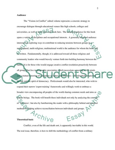 Book Proposal: Visions in Conflict