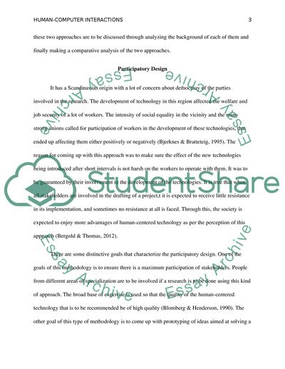 Human and Computer Interactions
