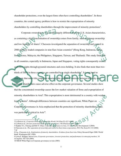 Globalization and Corporate Governance in East Asia