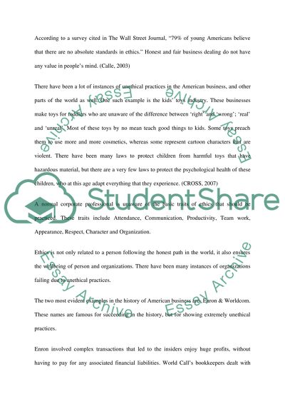 Debating ethical behavior in a commercial culture