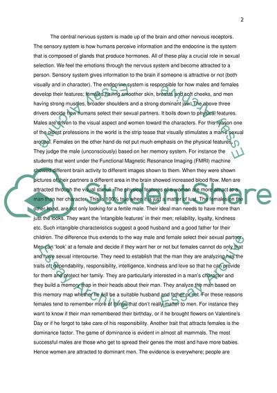 Analysis of a Documentary on Sexual Selection