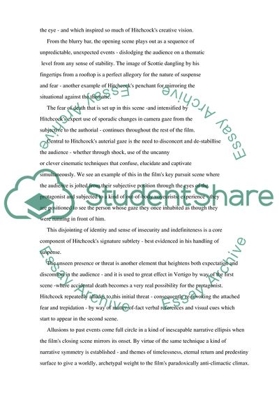 Key Elements Of Hitchcocks Style