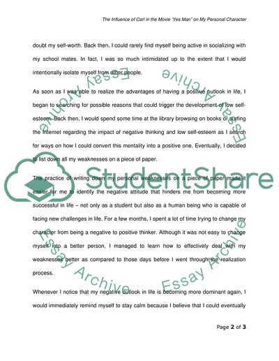 The Influence of Carl Allen on Personal Character