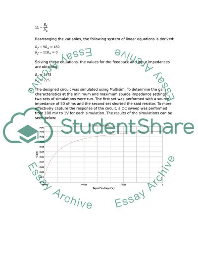 Multisim and Simulation