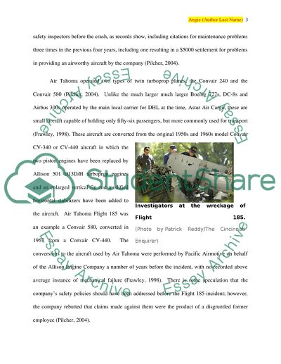 Flying Dry - Air Tahoma Fuel Starvation