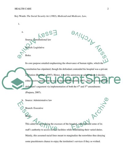 The Observance of Human Rights