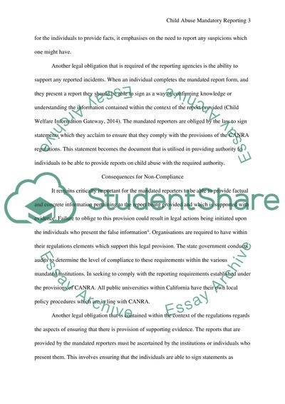 High School Application Essay Sample Child Abuse Mandatory Sample Of Research Essay Paper also Compare Contrast Essay Papers Child Abuse Mandatory Essay Example Topics And Well Written Essays Health Insurance Essay