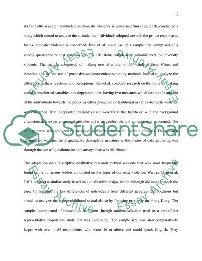 Domestic Violence in Chinese Societies