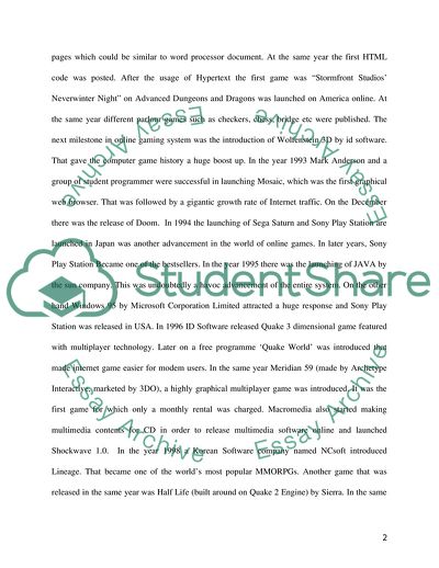 Online Gaming: New Trend of New Generation