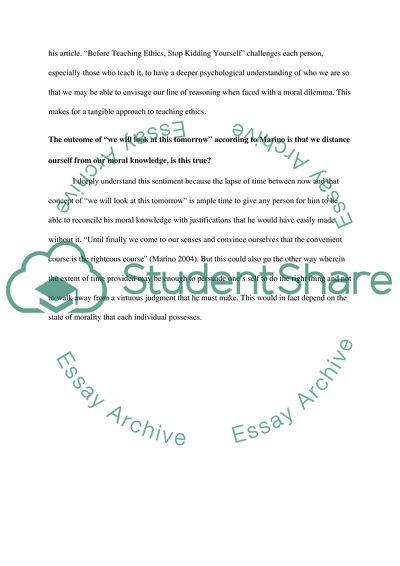 Frameworks and Decisions