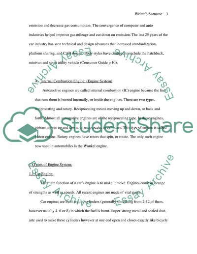 The History of the Automobile Industry and Cars Technical