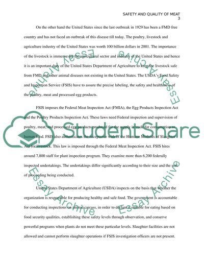 Safety and Quality of Meat