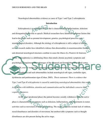 Drugs Hormones and The Brain