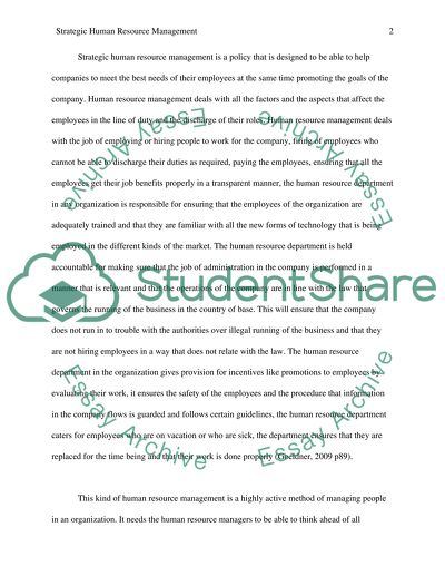 Crucial Kind of HR Management in Service Industry