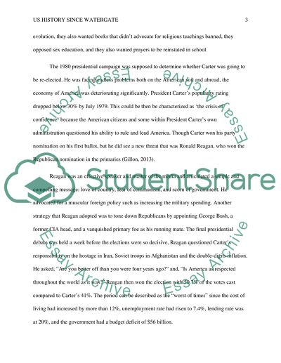 US History since watergate