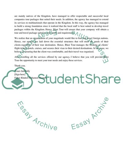 Blast Tour Offers Tours Services Distinguishing the Company from Its Rivals