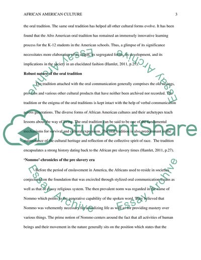 Impact of the Blacks Culture on the American Society